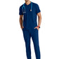 Men's Three-Pocket Round Neck Thesis Scrub Top