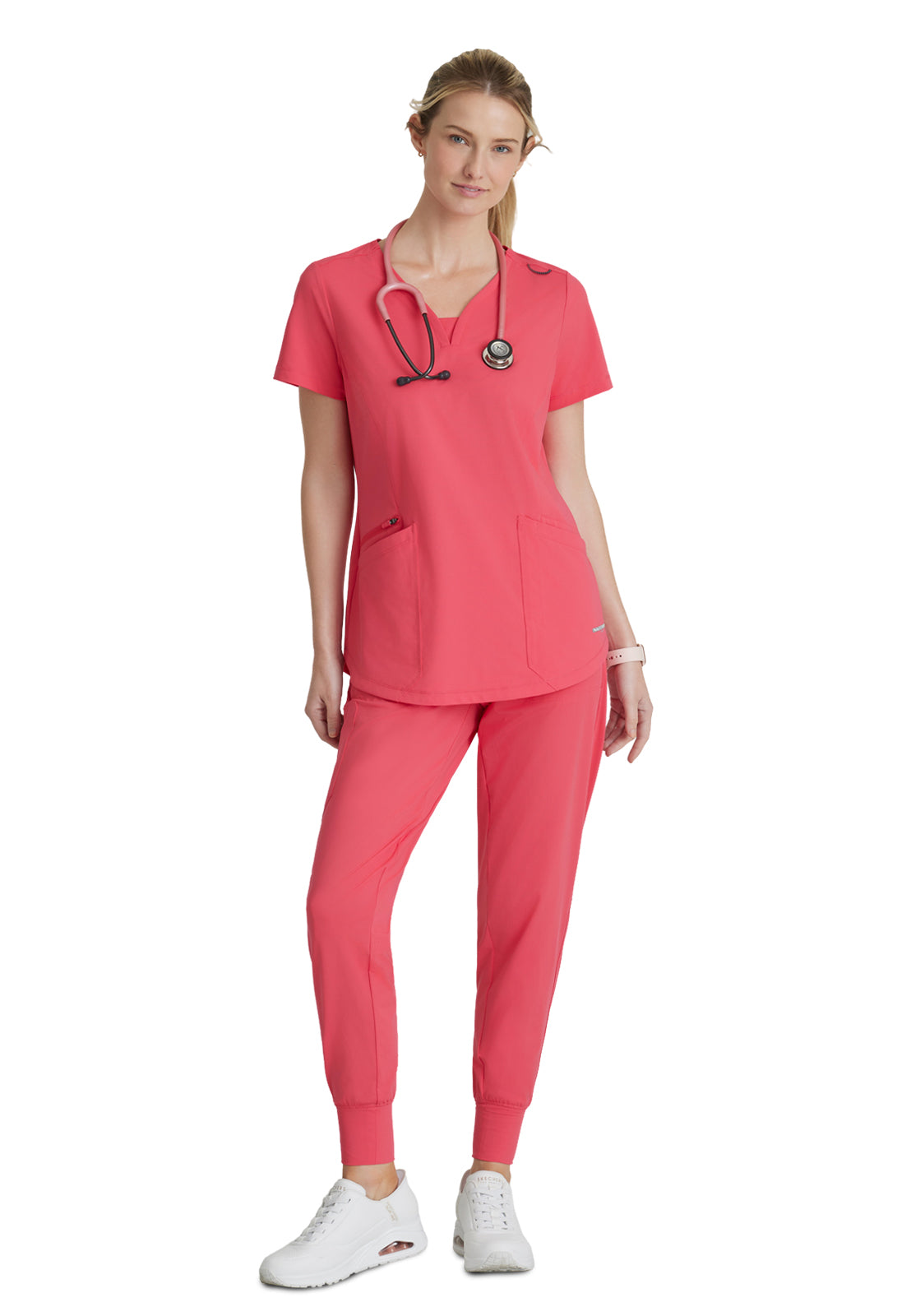 Women's 3 Pocket Gusset V-Neck Serene Scrub Top