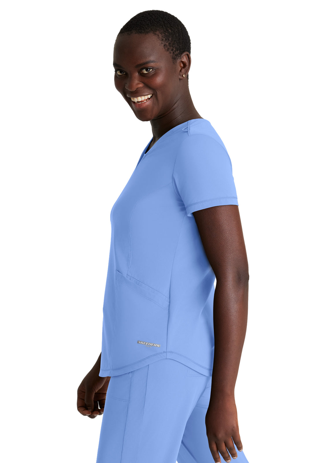 Women's 3 Pocket Gusset V-Neck Serene Scrub Top