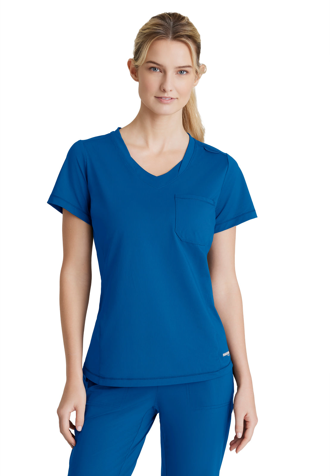 Women's 1 Pocket Tulip Hem Flow Top