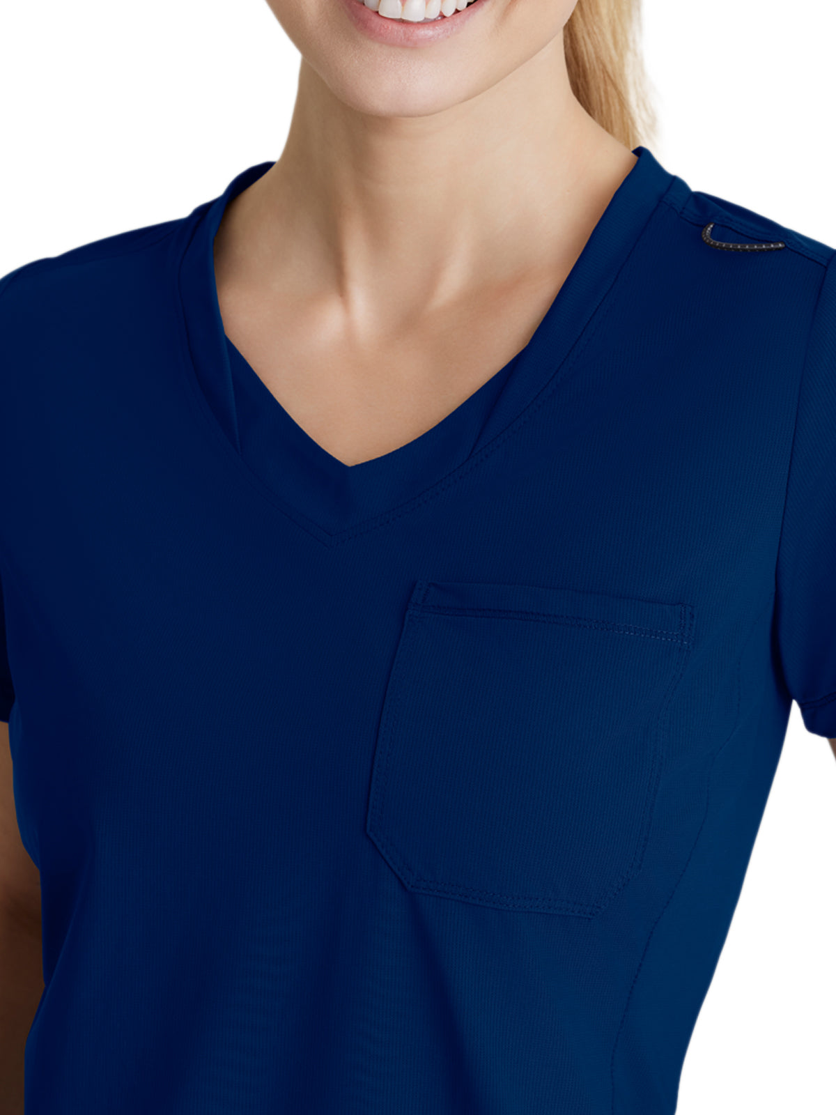 Women's 1 Pocket Tulip Hem Flow Top