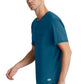 Men's Single Pocket Curved Neck Flex Top