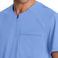 Men's Single Pocket Curved Neck Flex Scrub Top