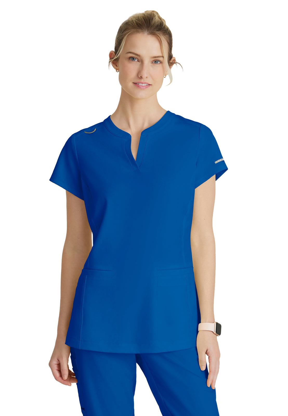 Two Pocket V-Neck Coast Top