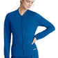 Women's 3 Pocket Front Zipper Warm-up Contour Scrub Jacket