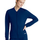 Women's 3 Pocket Front Zipper Warm-up Contour Scrub Jacket