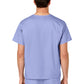 Unisex Double-Pocket V-Neck Top - 100 - Ceil Blue