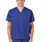 Unisex Double-Pocket V-Neck Scrub Top