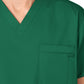 Unisex Double-Pocket V-Neck Top - 100 - Hunter
