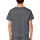 Unisex Double-Pocket V-Neck Top - 100 - Pewter