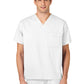 Unisex Double-Pocket V-Neck Scrub Top