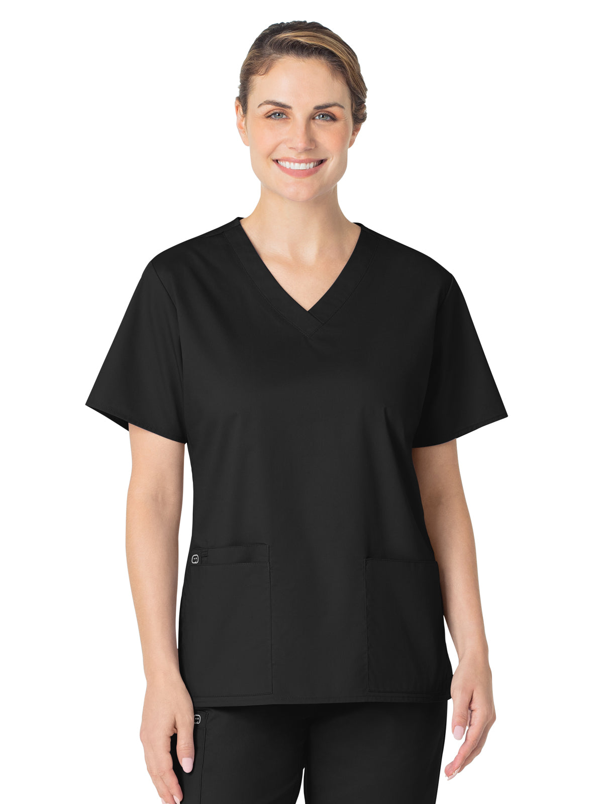 Women's Four-Pocket V-Neck Top