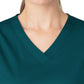 Women's Four-Pocket V-Neck Top - 101 - Caribbean