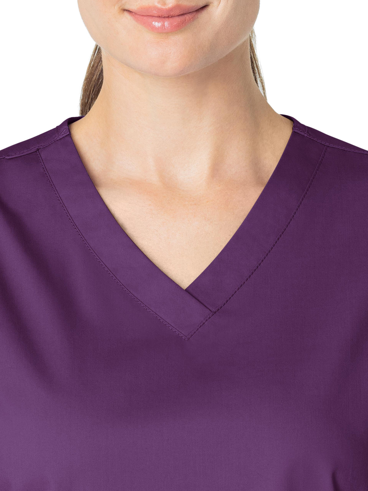 Women's Four-Pocket V-Neck Top