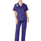 Women's Four-Pocket V-Neck Top - 101 - Grape