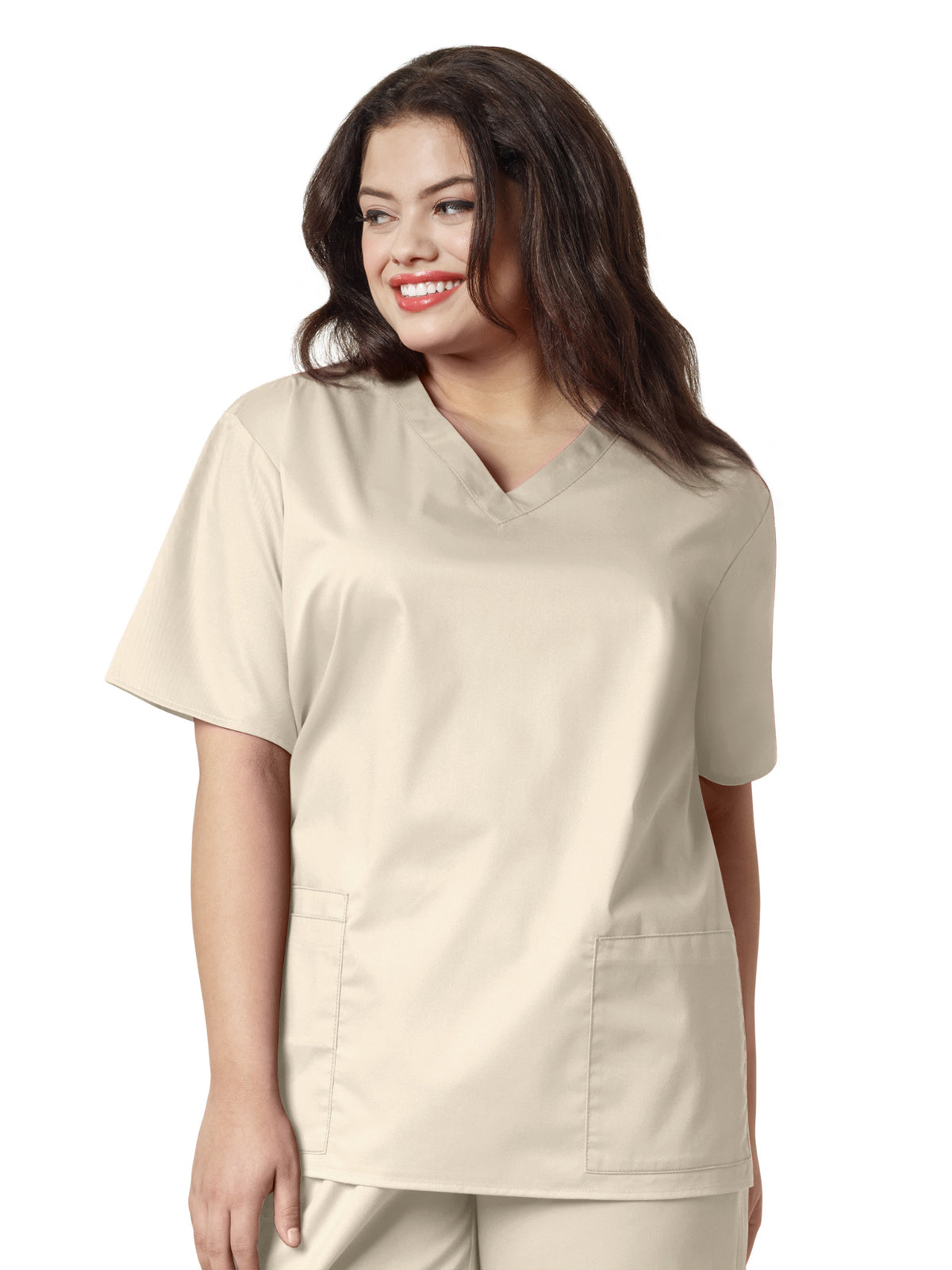 Women's Four-Pocket V-Neck Top