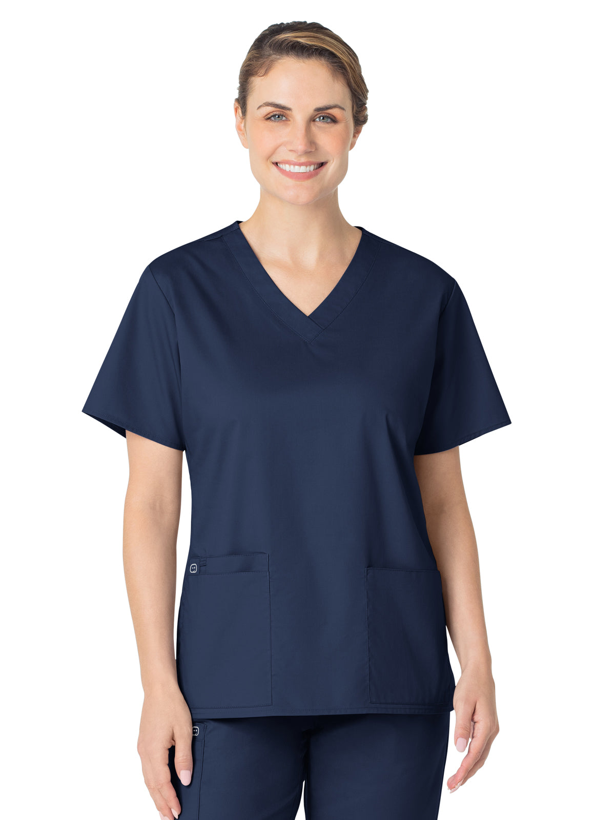 Women's Four-Pocket V-Neck Top