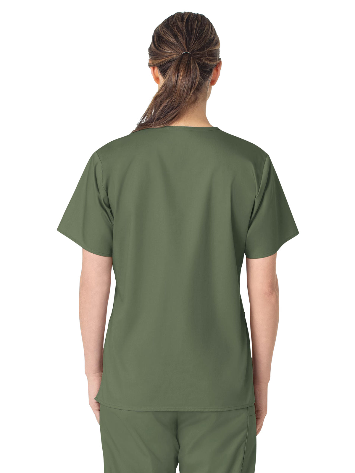 Women's Four-Pocket V-Neck Top