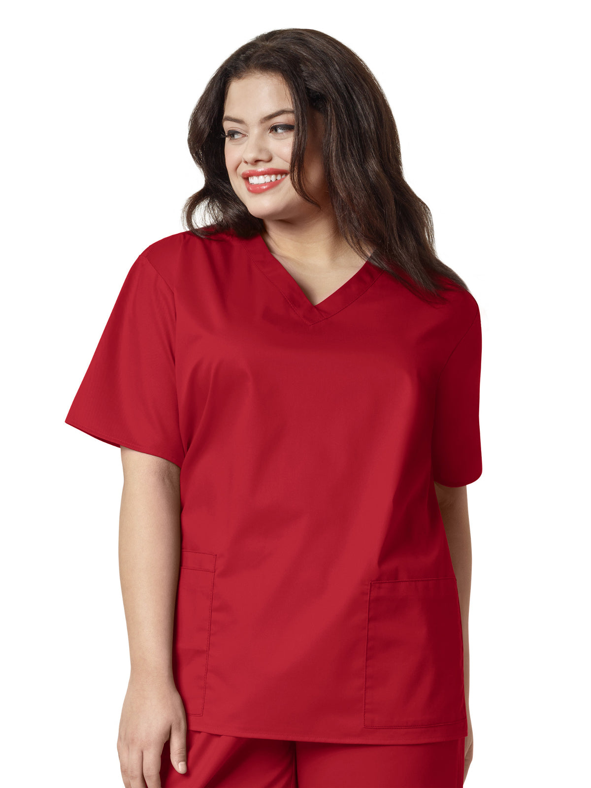 Women's Four-Pocket V-Neck Top