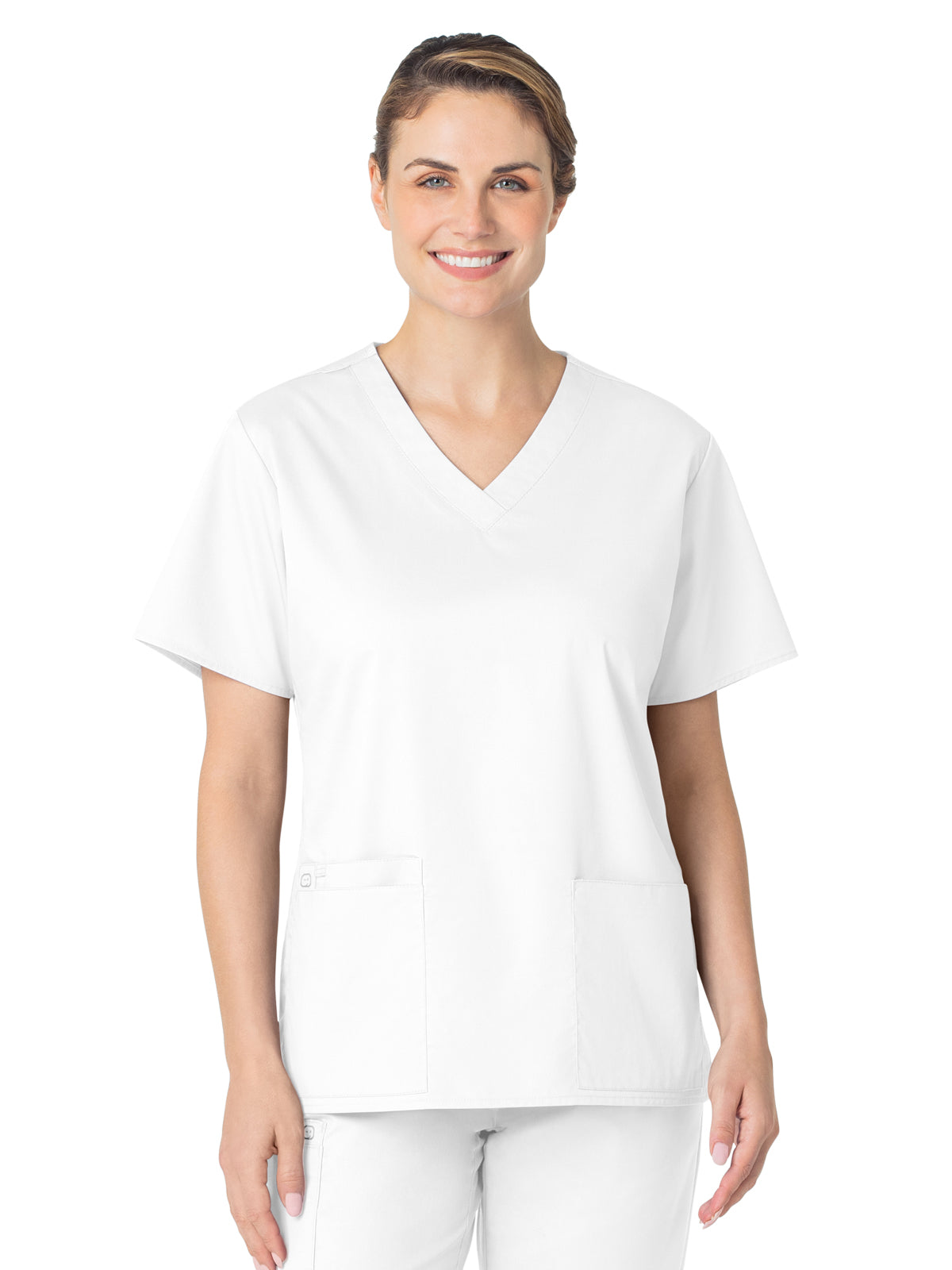 Women's Four-Pocket V-Neck Top