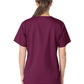 Women's Four-Pocket V-Neck Top - 101 - Wine