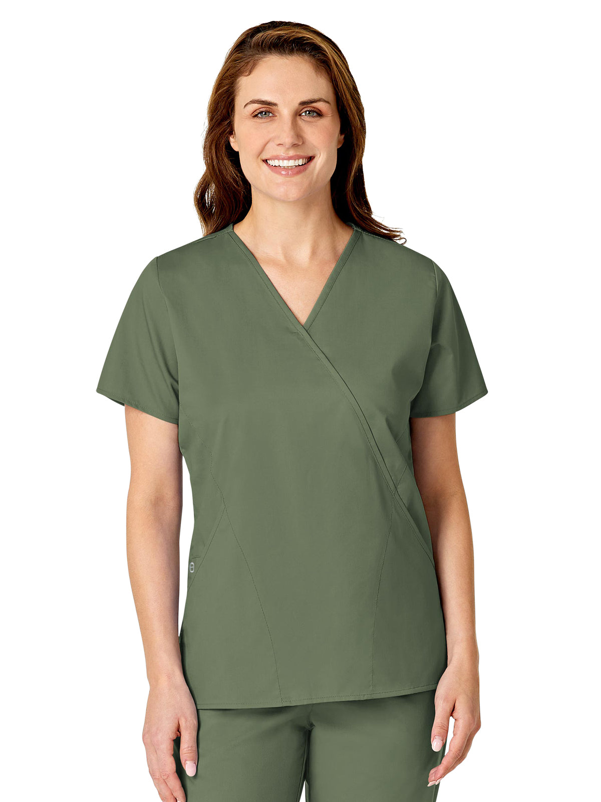 Women's Three-Pocket Mock Wrap Top