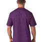 Men's Four-Pocket Modified V-Neck Top - 103 - Eggplant