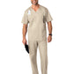 Men's Four-Pocket Modified V-Neck Top - 103 - Khaki