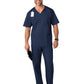 Men's Four-Pocket Modified V-Neck Top - 103 - Navy