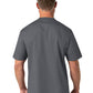 Men's Four-Pocket Modified V-Neck Top - 103 - Pewter