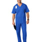 Men's Four-Pocket Modified V-Neck Top - 103 - Royal