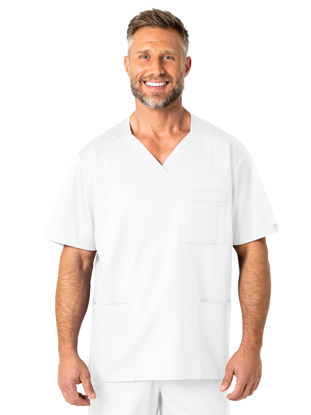 Men's Four-Pocket Modified V-Neck Top