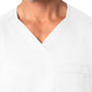Men's Four-Pocket Modified V-Neck Top - 103 - White