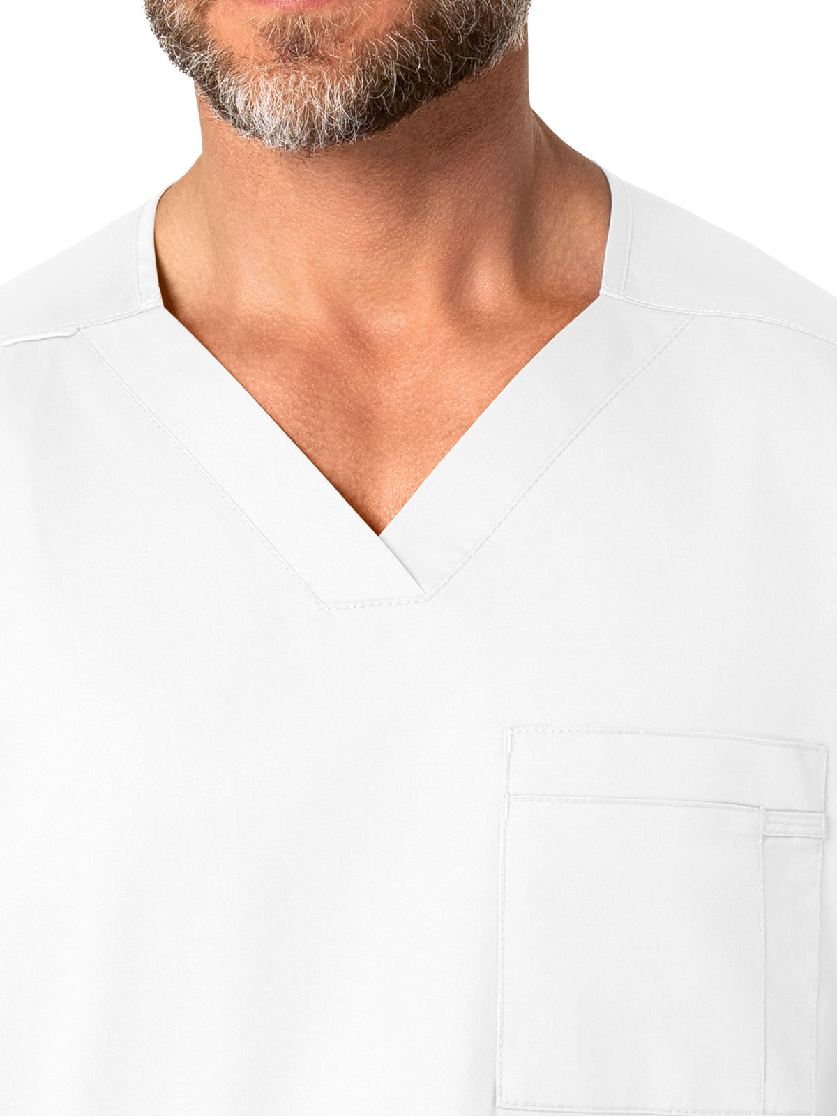 Men's Four-Pocket Modified V-Neck Top