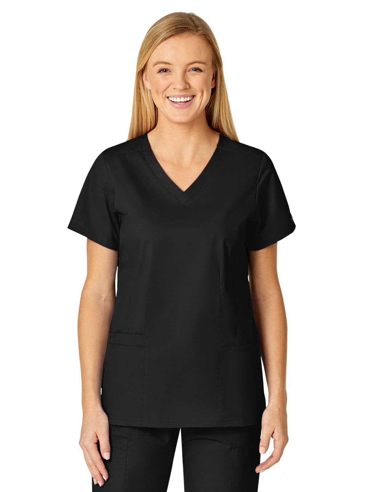 Women's Four-Pocket V-Neck Top