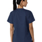 Women's Three-Pocket Curved V-Neck Top