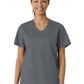 Women's Three-Pocket Curved V-Neck Top