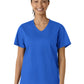 Women's Three-Pocket Curved V-Neck Top