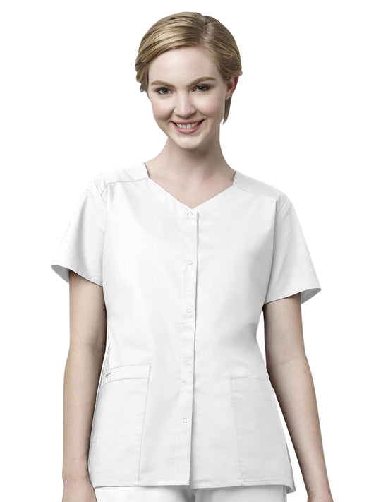 Women's Four-Pocket Snap Front Top