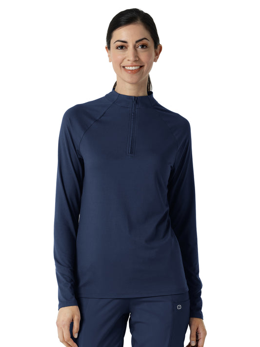 Women's Watch Window Quarter Zip Top