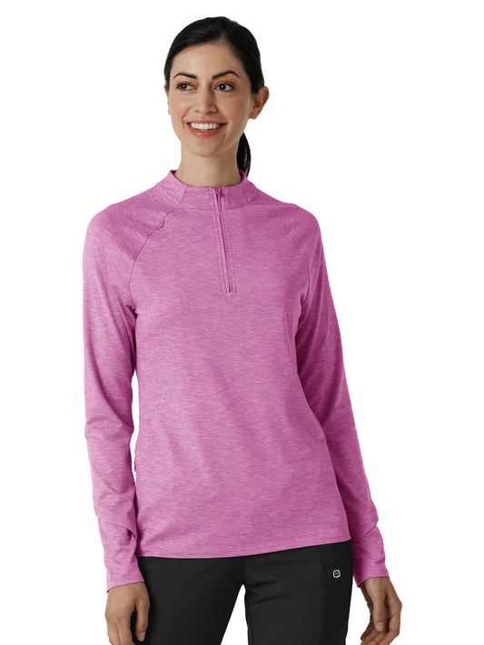 Women's Watch Window Quarter Zip Top