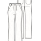 Women's Four-Pocket Flare Leg Pant