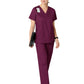 Women's Four-Pocket Flare Leg Pant - 502 - Wine