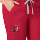 Women's Six-Pocket Straight Leg Pant - 504 - Red