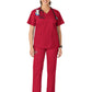 Women's Six-Pocket Straight Leg Pant - 504 - Red