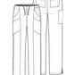 Women's Eight-Pocket Flat-Front Cargo Pant