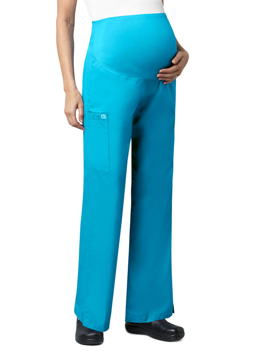 Women's Three-Pocket Maternity Cargo Pant