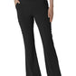 Women's Seven-Pocket Front Slit Flare Scrub Pant