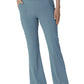 Women's Seven-Pocket Front Slit Flare Scrub Pant