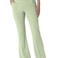 Women's Seven-Pocket Front Slit Flare Scrub Pant